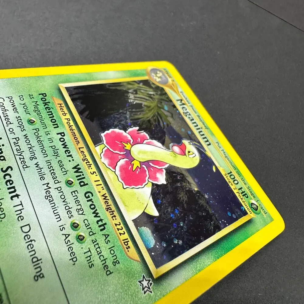 Pokemon TCG Meganium Neo Genesis 011/111 Holo Rare Unlimited NM